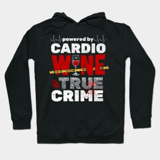 Funny Fitness Design for True Crime Fans Hoodie